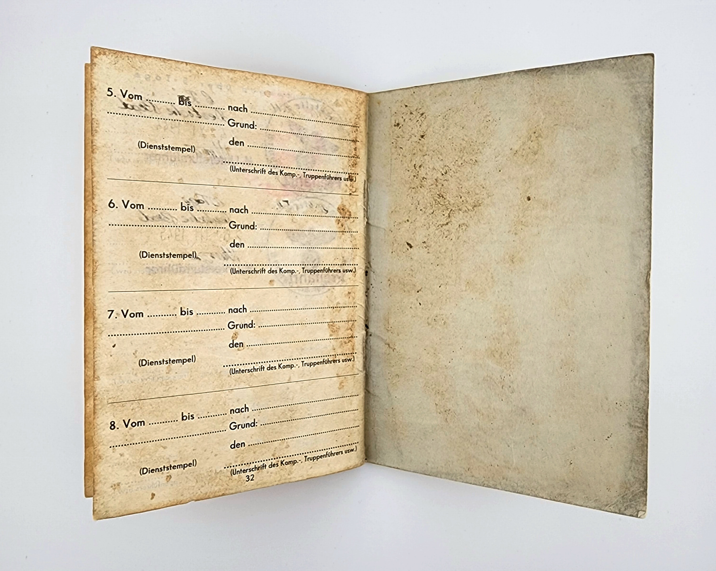 Awards, Documents to SS - soldiers.